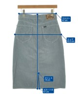 Lee（リー）ひざ丈スカート 青 サイズ:S レディース/2200671869052