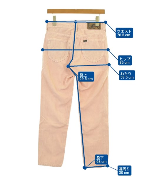 Lee（リー）デニムパンツ ピンク サイズ:XS レディース/2200671291044