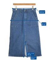 Lee（リー）ロング・マキシ丈スカート 青 サイズ:M レディース/2200671796235