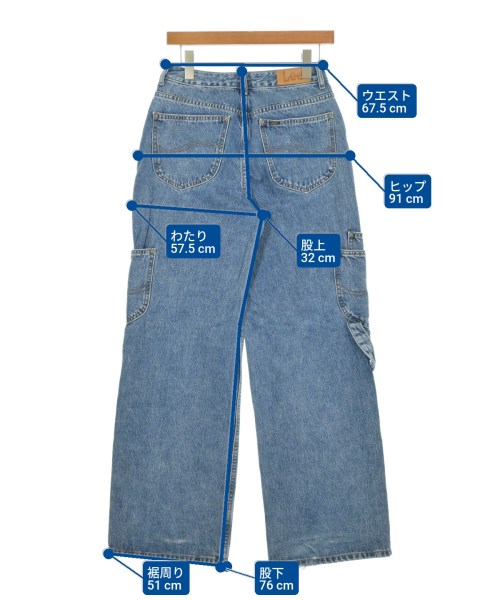 Lee（リー）デニムパンツ 青 サイズ:27(M位) レディース/2200677319018