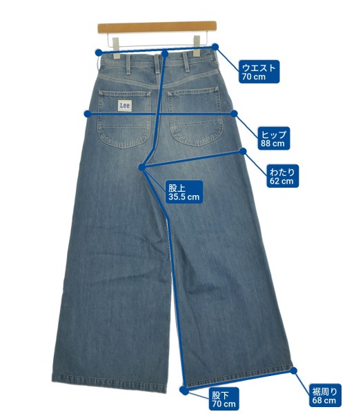 Lee（リー）デニムパンツ 紺 サイズ:36(S位) レディース/2200665370281