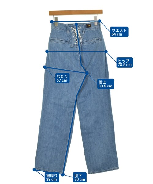 Lee（リー）デニムパンツ 青 サイズ:XS レディース/2200686829188