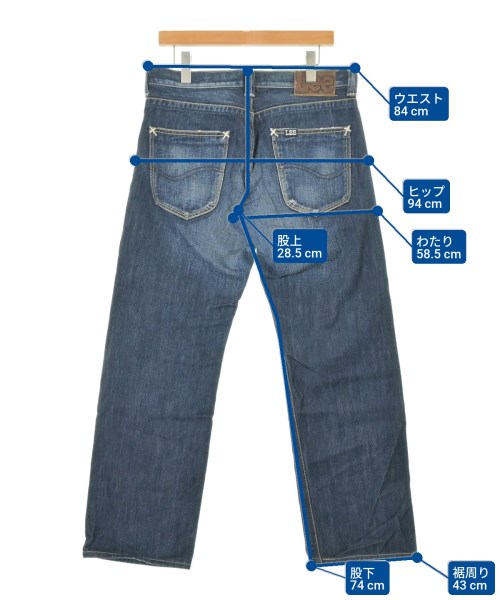 Lee（リー）デニムパンツ 紺 サイズ:32(L位) メンズ/2200643224322