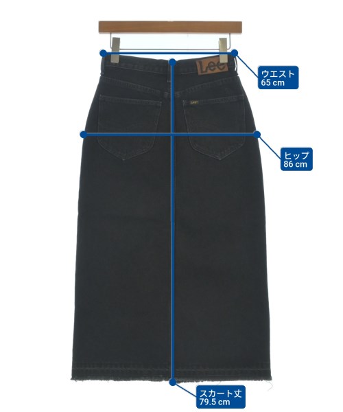 Lee（リー）ロング・マキシ丈スカート 黒 サイズ:XS レディース/2200655388036