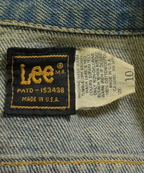 Lee（リー）デニムジャケット 青 サイズ:-(S位) レディース/2200655987048