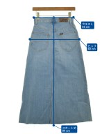 Lee（リー）ひざ丈スカート 青 サイズ:S レディース/2200646333038