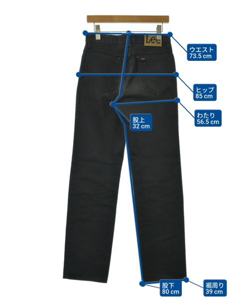 Lee（リー）デニムパンツ 黒 サイズ:29(S位) メンズ/2200658680038