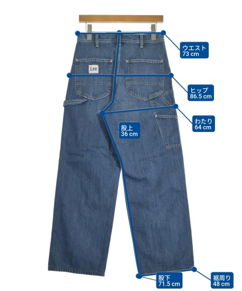 Lee（リー）デニムパンツ 青 サイズ:36(S位) レディース/2200653173306