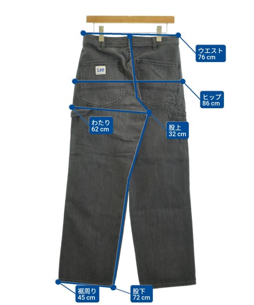Lee（リー）デニムパンツ グレー サイズ:M レディース/2200638430080