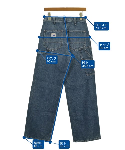 Lee（リー）デニムパンツ 青 サイズ:XS レディース/2200640353148