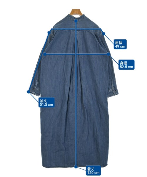 Lee（リー）シャツワンピース 青 サイズ:F レディース/2200652802030