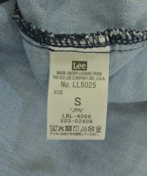 Lee（リー）シャツワンピース 青 サイズ:S レディース/2200694177011