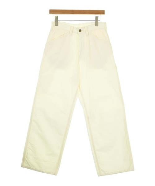 AKM × Lee ストレッチ　ホワイトデニムパンツ　バイカーズパンツ　白　L Lee（リー）デニムパンツ 白 サイズ:34(XS位) レディース