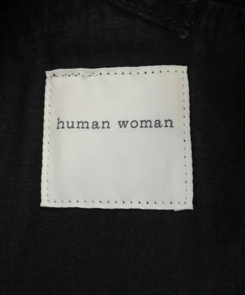 HUMAN WOMAN（ヒューマン　ウーマン）ワンピース 黒 サイズ:M レディース/2200705643085