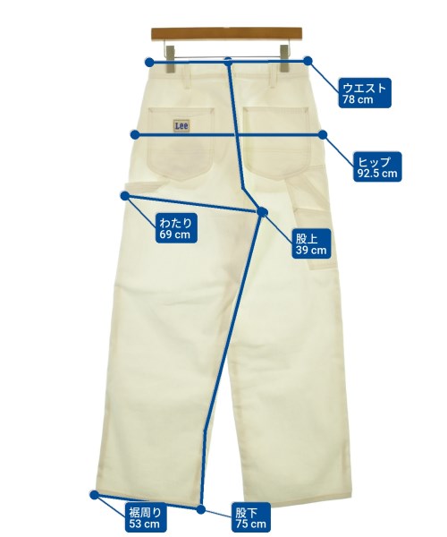 Lee（リー）デニムパンツ 白 サイズ:36(S位) レディース/2200664912017