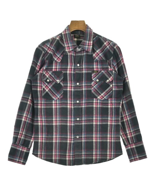 Lee(リー)カジュアルシャツ 紺 サイズ:S/2200665109096