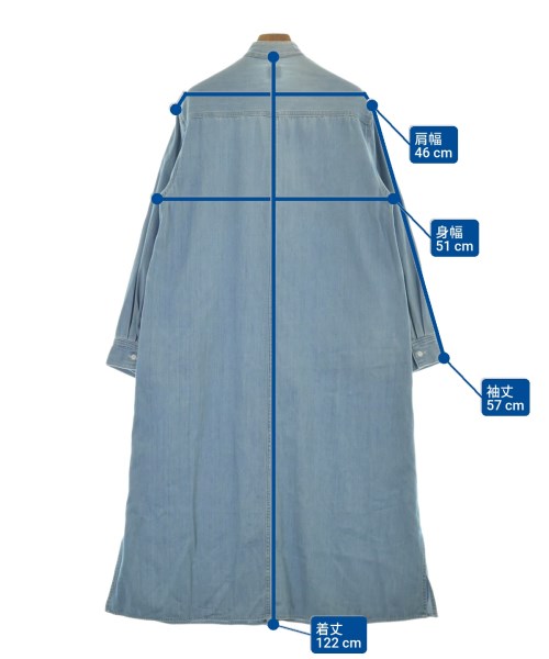 Lee（リー）ワンピース 青 サイズ:S レディース/2200665897016