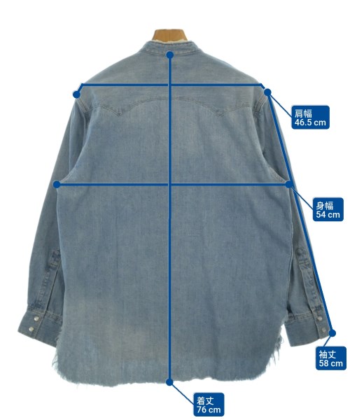 Lee（リー）カジュアルシャツ 青 サイズ:M レディース/2200669128017