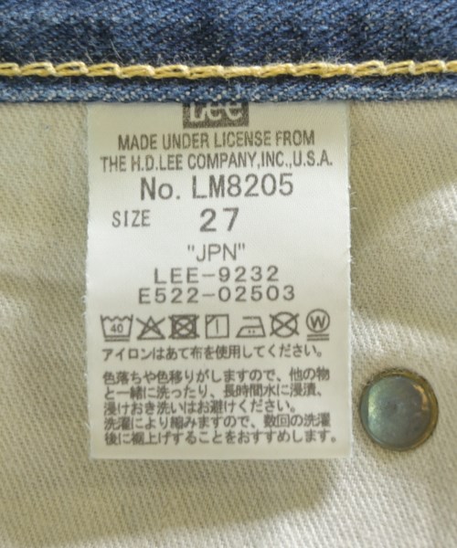 Lee（リー）デニムパンツ 青 サイズ:27(M位) レディース/2200735825109