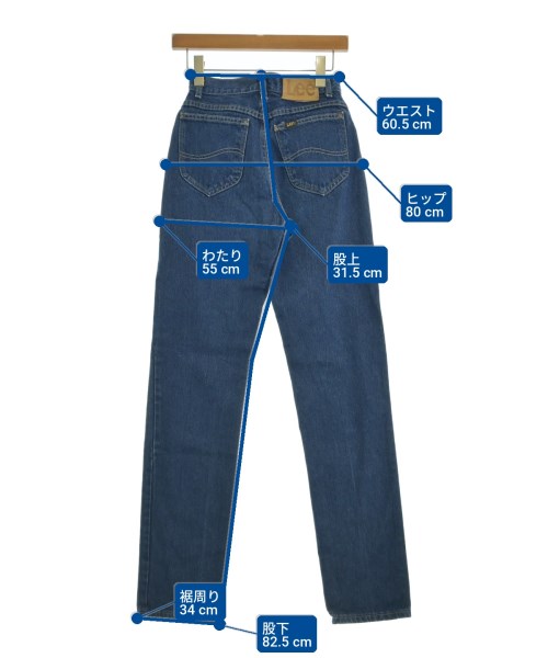 Lee（リー）デニムパンツ 青 サイズ:5(L位) レディース/2200718554262