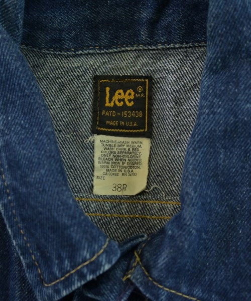 Lee（リー）デニムジャケット 青 サイズ:38(S位) メンズ/2200684684086