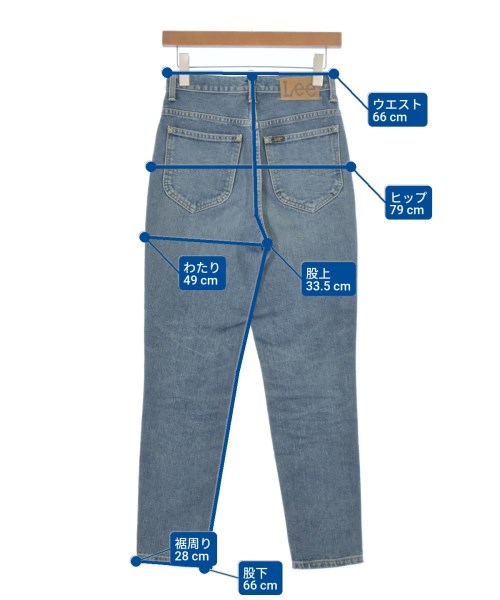 Lee（リー）デニムパンツ 青 サイズ:XS レディース/2200686553014