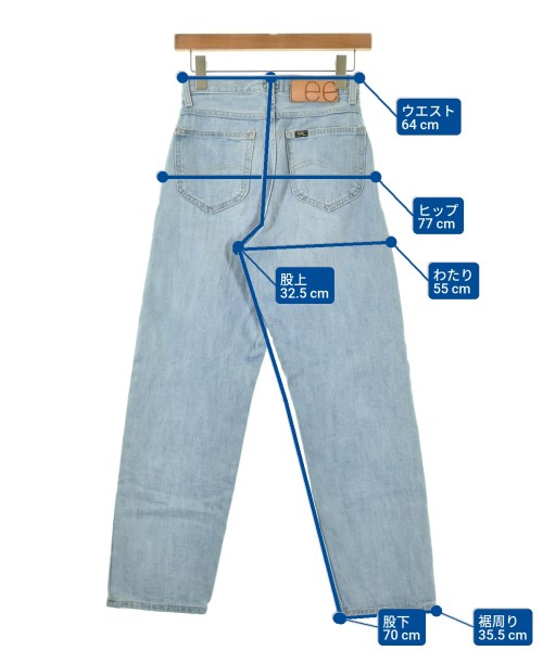 Lee（リー）デニムパンツ 青 サイズ:XS レディース/2200686150053