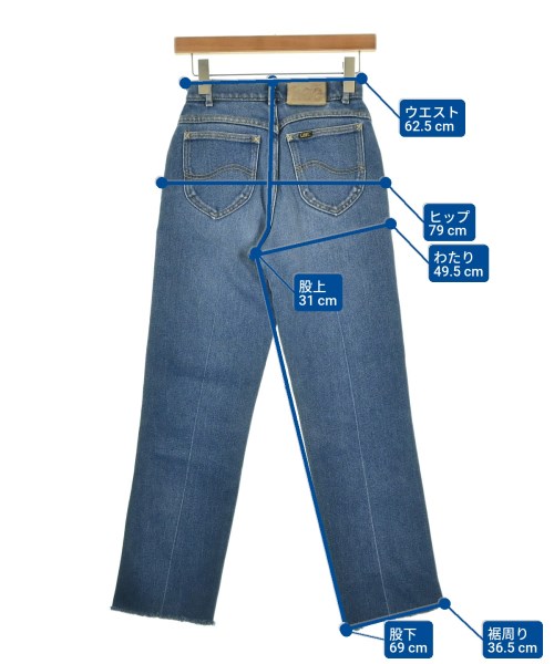 Lee（リー）デニムパンツ 紺 サイズ:7(S位) レディース/2200691735016