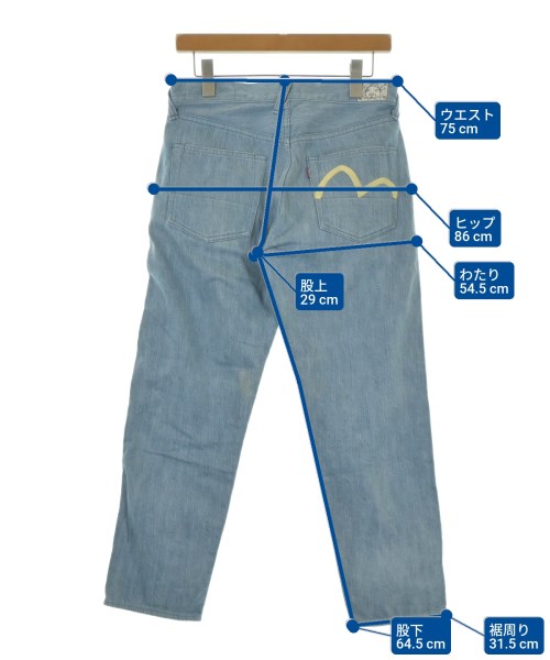 EVISU（エビス）デニムパンツ 青 サイズ:31(M位) メンズ/2200636182066