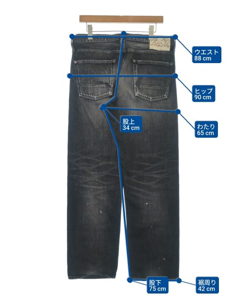 EVISU（エビス）デニムパンツ グレー サイズ:XL メンズ/2200639862033