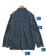 EVISU（エビス）カバーオール 青 サイズ:38(S位) メンズ/2200629116092