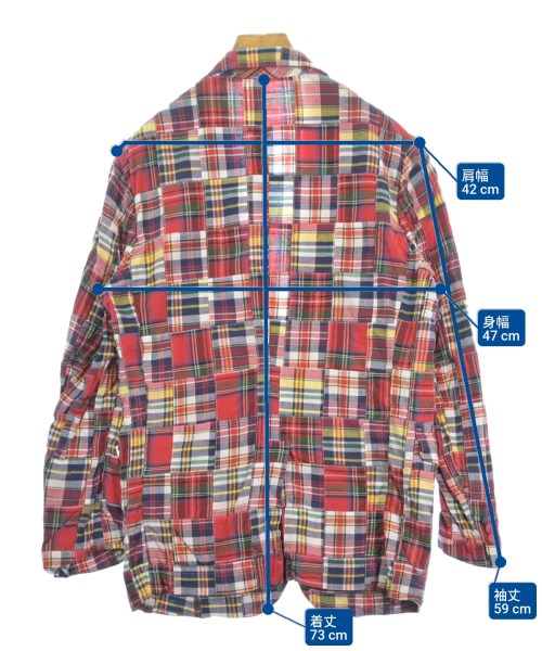 EVISU（エビス）カジュアルジャケット 赤 サイズ:36(XS位) メンズ/2200629116146