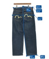 EVISU（エビス）デニムパンツ 紺 サイズ:35(XL位) メンズ/2200629116344
