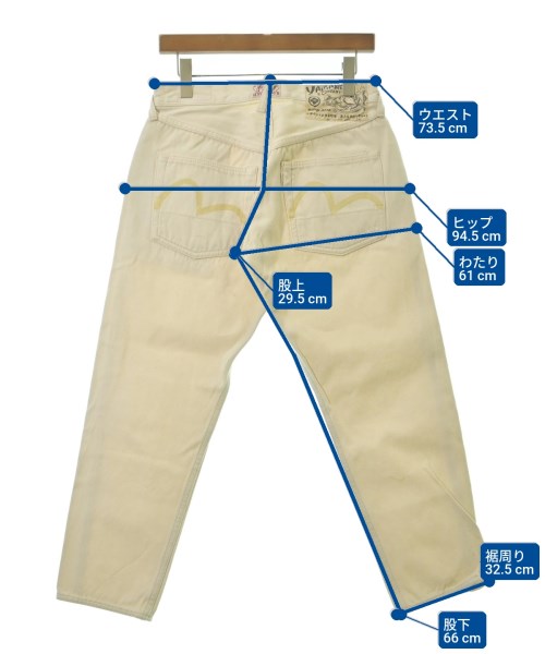 EVISU（エビス）チノパン 黄 サイズ:34(XL位) メンズ/2200629116368