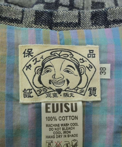 EVISU（エビス）カジュアルシャツ 紺 サイズ:38(S位) メンズ/2200612678095