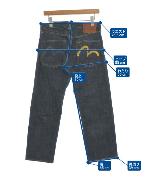 EVISU（エビス）デニムパンツ 紺 サイズ:30(M位) メンズ/2200605870024