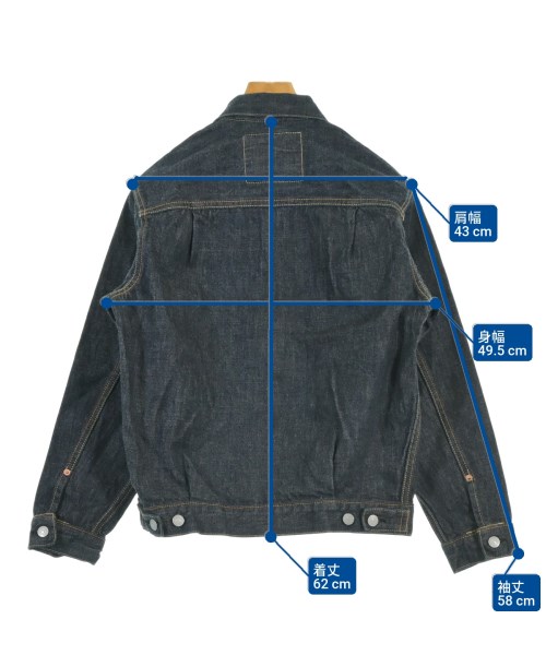 EVISU（エビス）デニムジャケット 紺 サイズ:S メンズ/2200678645017