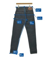 EVISU（エビス）デニムパンツ 紺 サイズ:33(L位) レディース/2200697715074