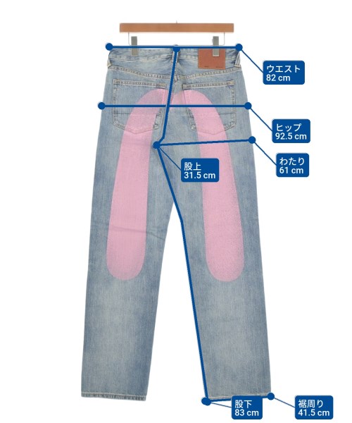 EVISU（エビス）デニムパンツ 青 サイズ:30(M位) メンズ/2200699174015