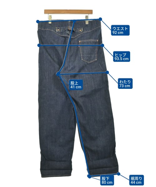 EVISU（エビス）デニムパンツ 青 サイズ:34(XL位) メンズ/2200700557172