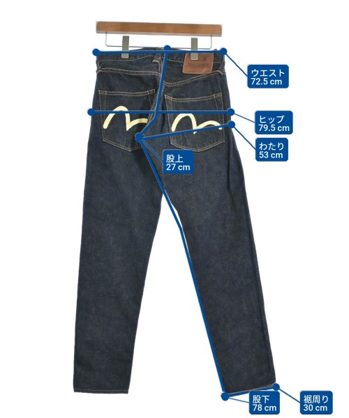 EVISU（エビス）デニムパンツ 紺 サイズ:31(M位) メンズ/2200698005457