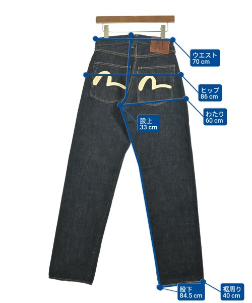 EVISU（エビス）デニムパンツ 紺 サイズ:32(L位) メンズ/2200660721019