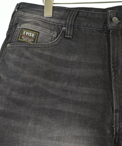 EVISU（エビス）ショートパンツ 黒 サイズ:34(XL位) メンズ/2200711254022