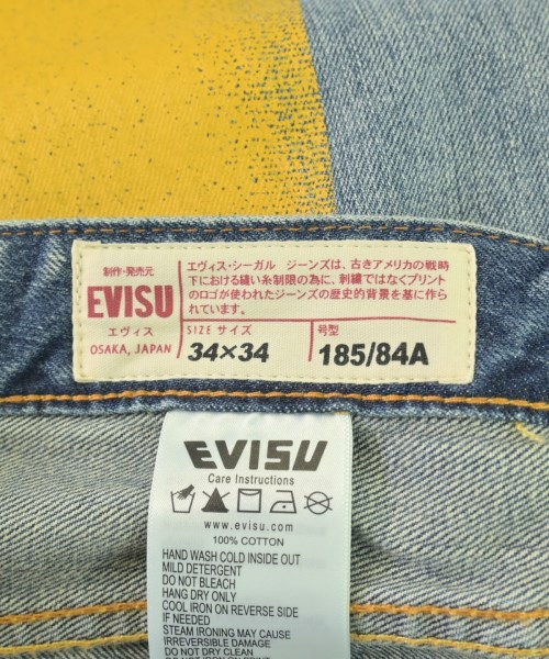 EVISU（エビス）デニムパンツ 青 サイズ:34(XL位) メンズ/2200714287010