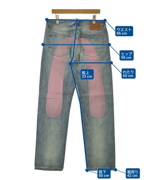 EVISU（エビス）デニムパンツ 青 サイズ:33(L位) メンズ/2200715347034