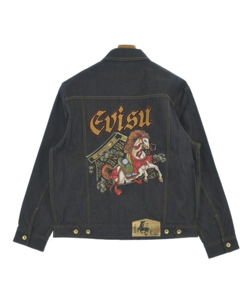 EVISU（エビス）デニムジャケット 紺 サイズ:L メンズ/2200650146020