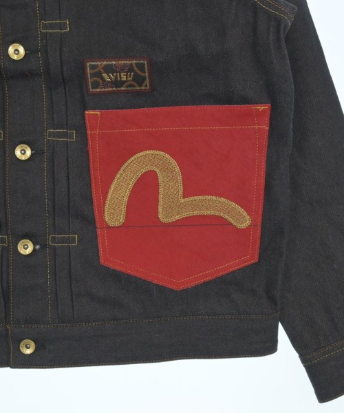 EVISU（エビス）デニムジャケット 紺 サイズ:L メンズ/2200650146020
