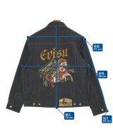 EVISU（エビス）デニムジャケット 紺 サイズ:L メンズ/2200650146020