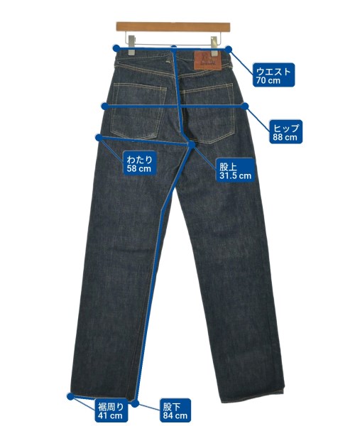 EVISU（エビス）デニムパンツ 紺 サイズ:32(L位) メンズ/2200703507013