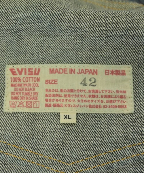 EVISU（エビス）デニムジャケット 紺 サイズ:XL メンズ/2200703507037